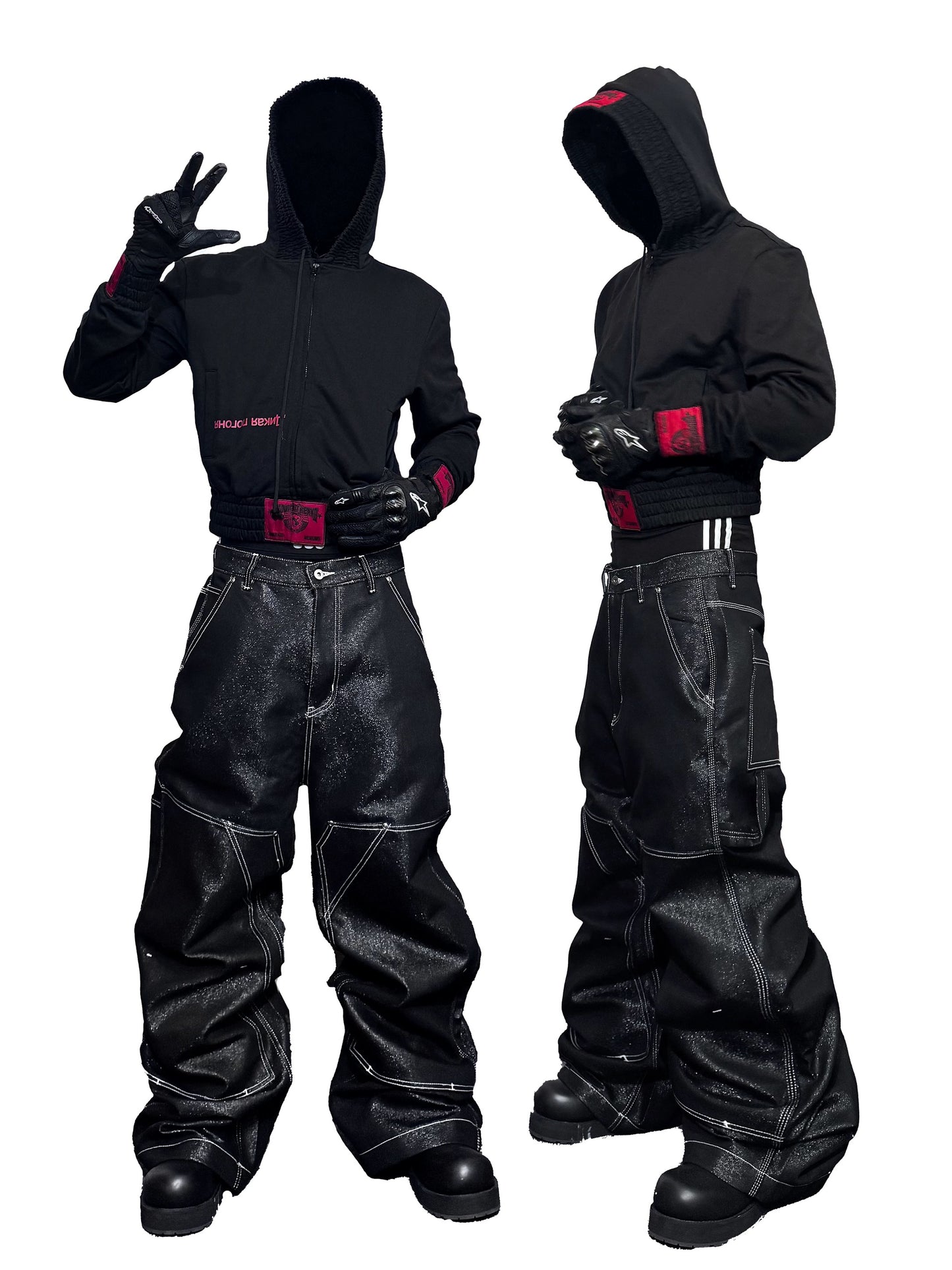 *RYECHASIN *Silver Thread Opium*RAW DENIM