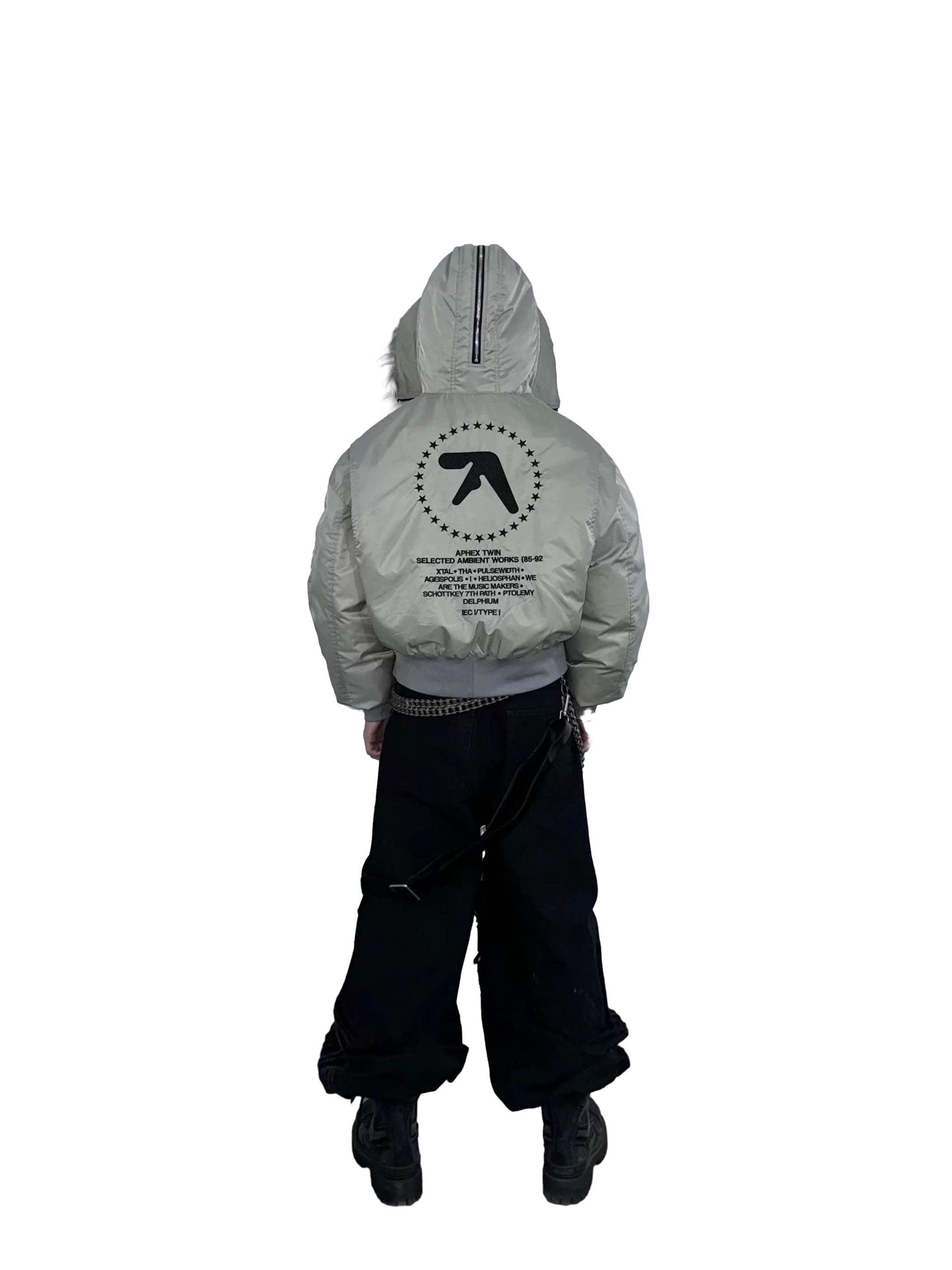 RYECHASIN *EU* APHEX TWIN JACKET/SILVERY GREY