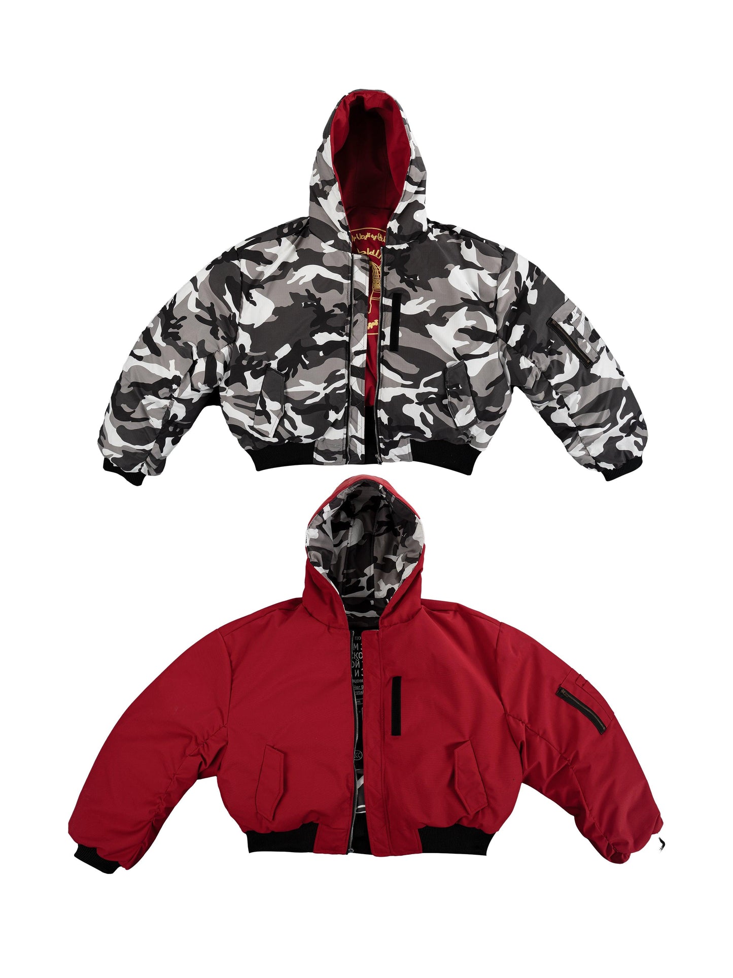 *RYE CHASIN 'PEACE' REVERSIBLE SNOW CAMO FALL/WINTER JACKET