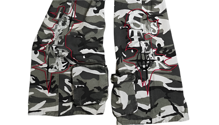 *RYECHASIN *WHITE CAMO BOOTLEG CARGO.