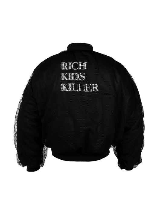 *RYE CHASIN Mesh RICHKIDSKILLER Aviator Jacket