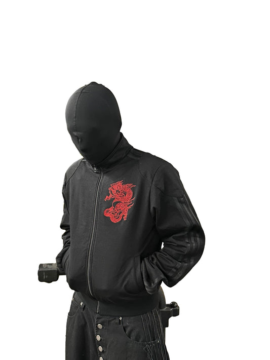 *RYE CHASIN "BOSOZOKU" EMBROIDERED JACKET BLACK/RED