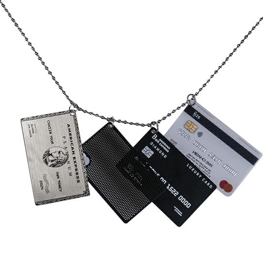 *RYE CHASIN Credit card *Overspending necklace