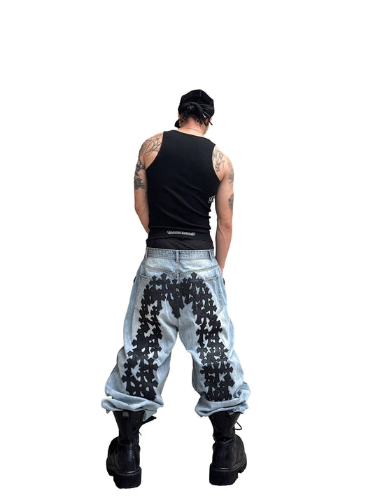 *PRE-ORDER *RYECHASIN “SCAM COLLAB” EVISUxCH*JEANS