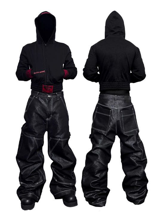 *RYECHASIN *Silver Thread Opium*RAW DENIM