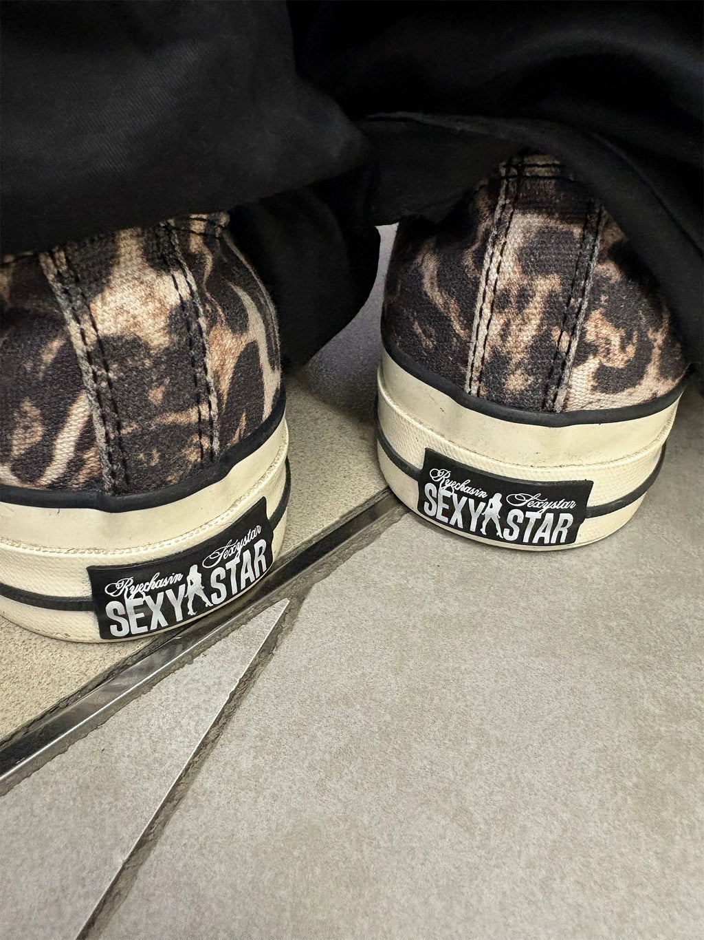 *RYE CHASIN  “1970S SEXY STAR" CANVAS SHOES