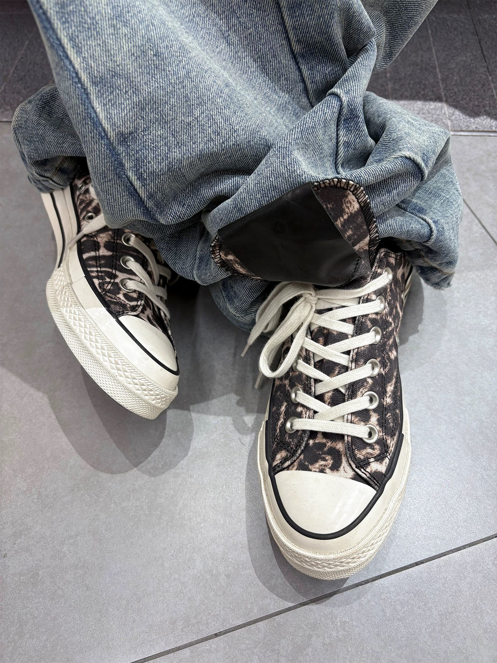 *RYE CHASIN  “1970S SEXY STAR" CANVAS SHOES