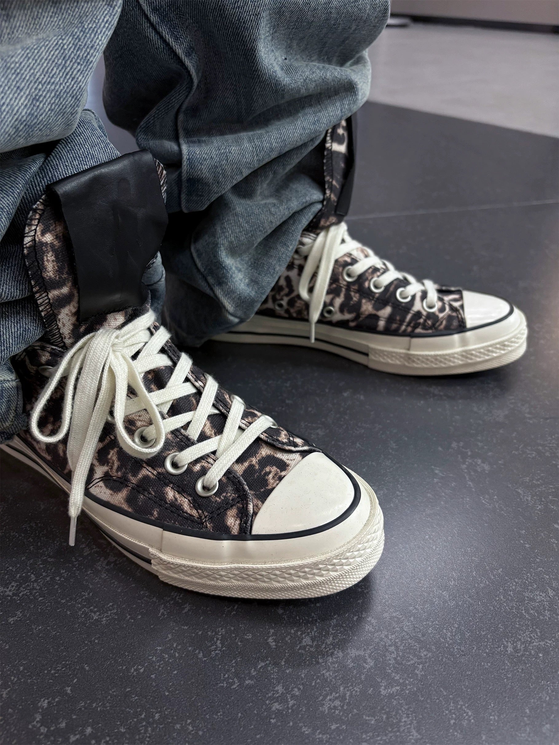 *RYE CHASIN  “1970S SEXY STAR" CANVAS SHOES