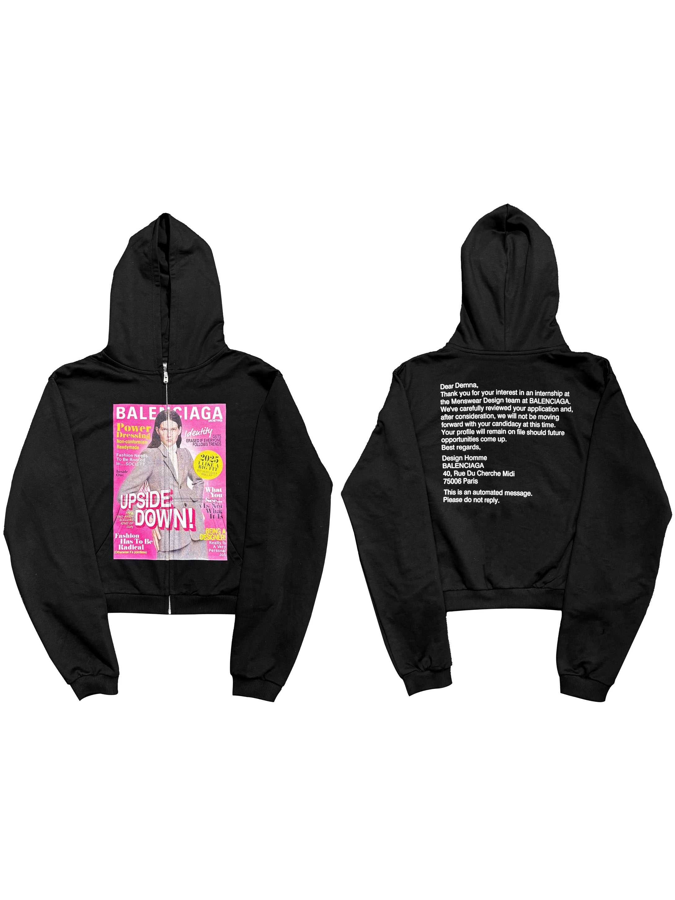 *RYECHASIN *A Salute to Demna* Bootleg Hoodie