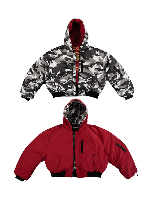 *RYE CHASIN 'PEACE' REVERSIBLE SNOW CAMO FALL/WINTER JACKET